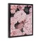 Stupell Industries Pink Hydrangea Blossoms Framed Floater Canvas Wall Art Design by Sisi and Seb